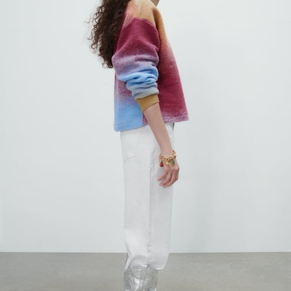 SOFT WOOL TIE-DYE SWEATSHIRT - Picture 7 of 12